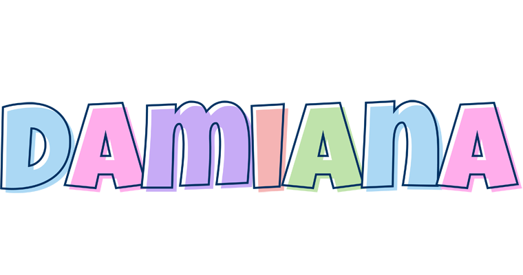 Damiana pastel logo