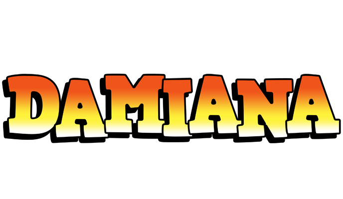 Damiana sunset logo
