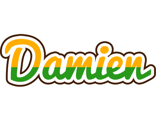 Damien banana logo
