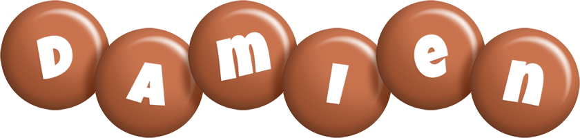 Damien candy-brown logo