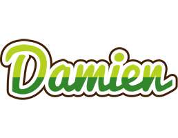 Damien golfing logo