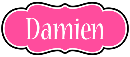Damien invitation logo