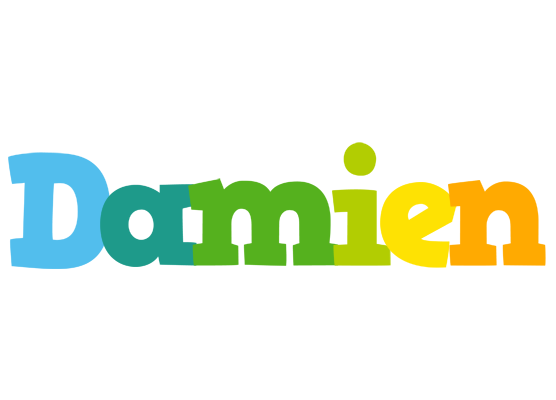 Damien rainbows logo