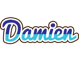 Damien raining logo