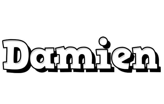 Damien snowing logo