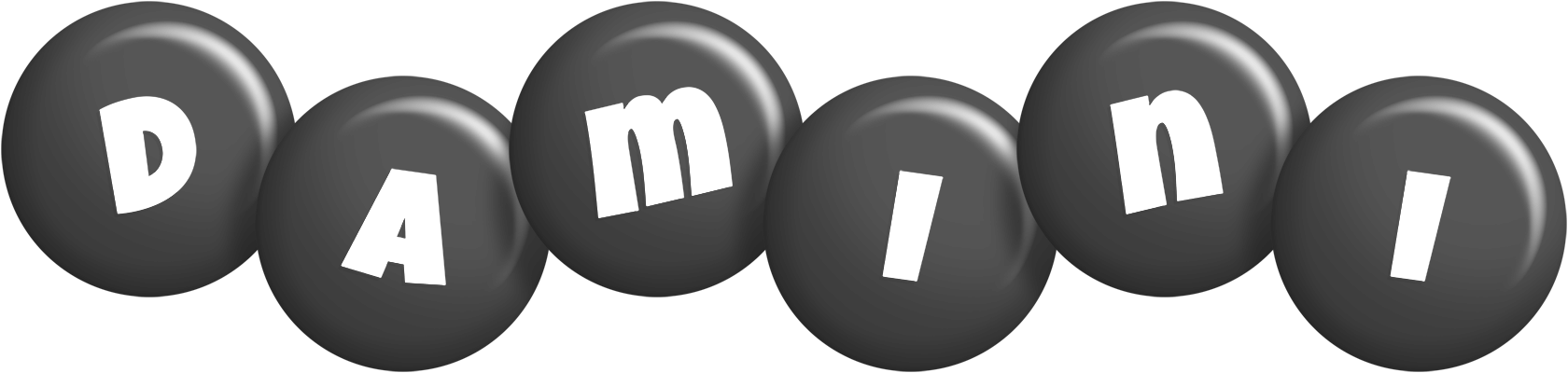 Damini candy-black logo