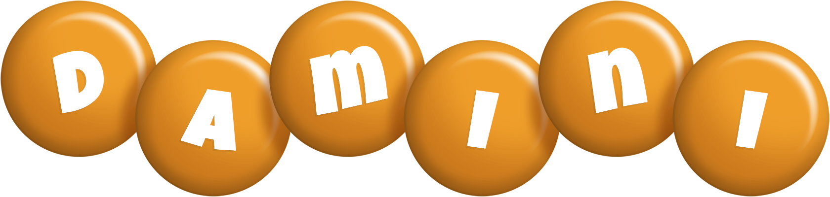 Damini candy-orange logo