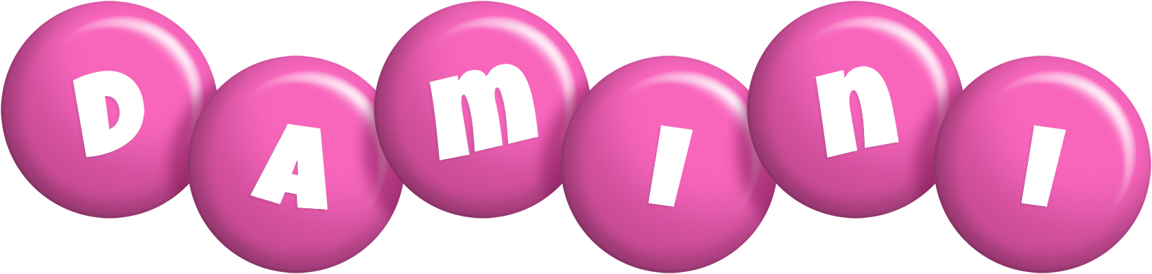 Damini candy-pink logo