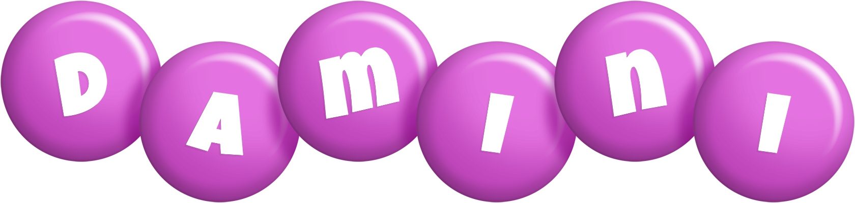 Damini candy-purple logo