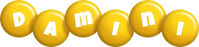 Damini candy-yellow logo