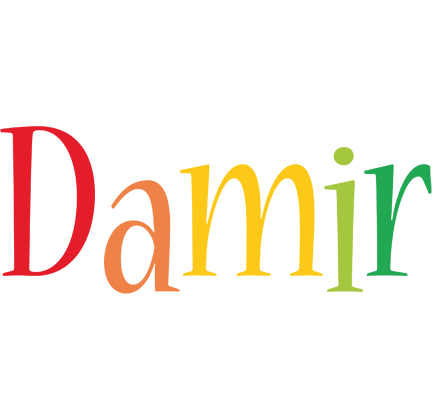 Damir birthday logo