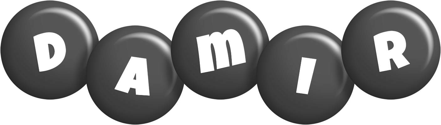 Damir candy-black logo