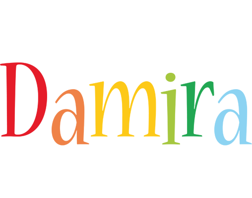 Damira birthday logo