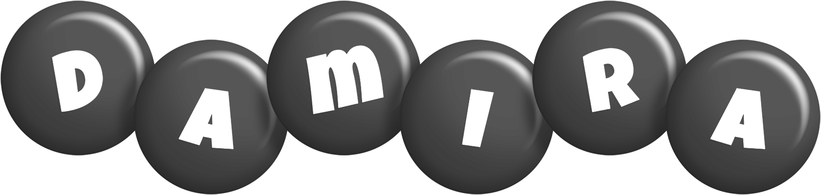 Damira candy-black logo