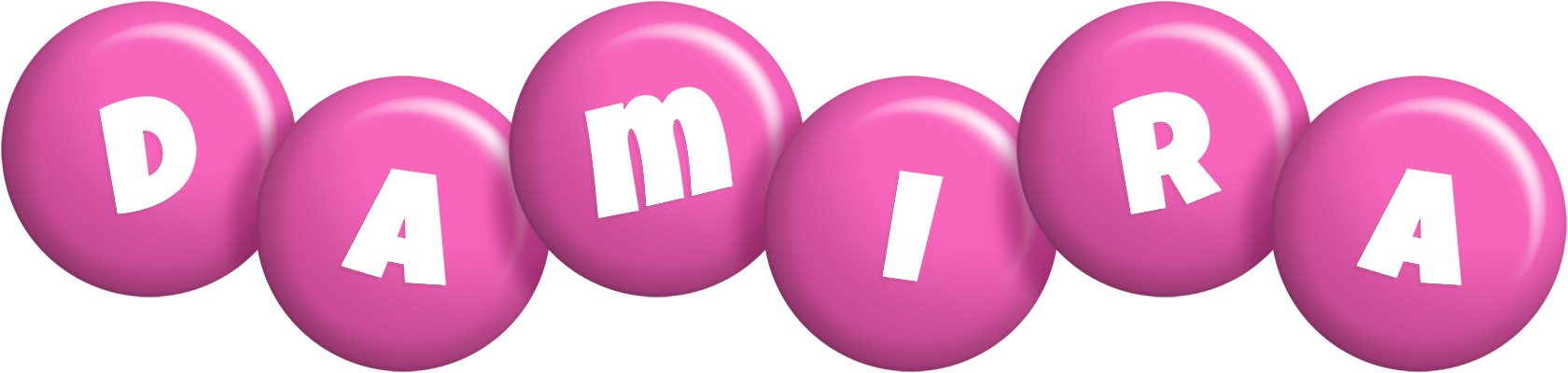 Damira candy-pink logo