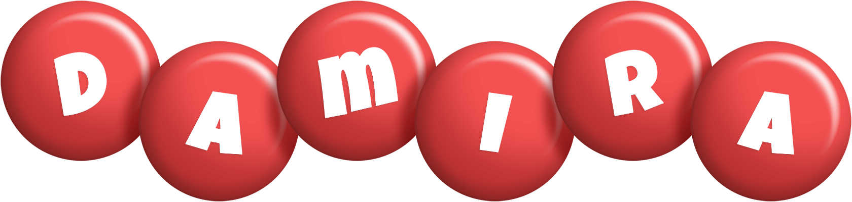 Damira candy-red logo