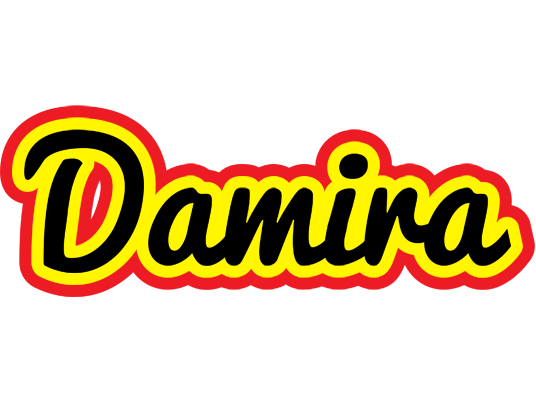 Damira flaming logo