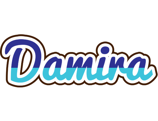 Damira raining logo