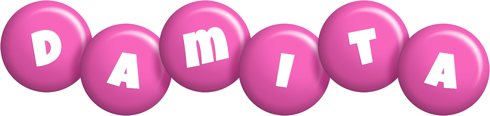 Damita candy-pink logo
