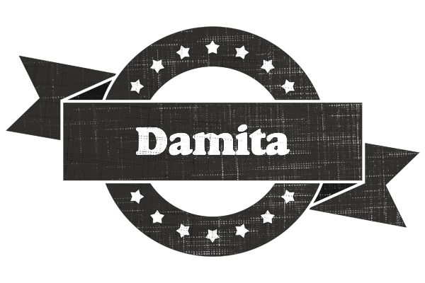 Damita grunge logo
