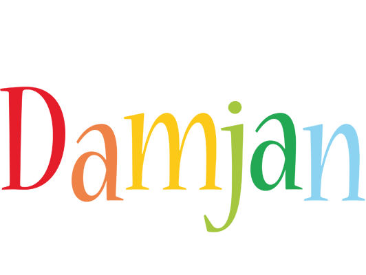Damjan birthday logo