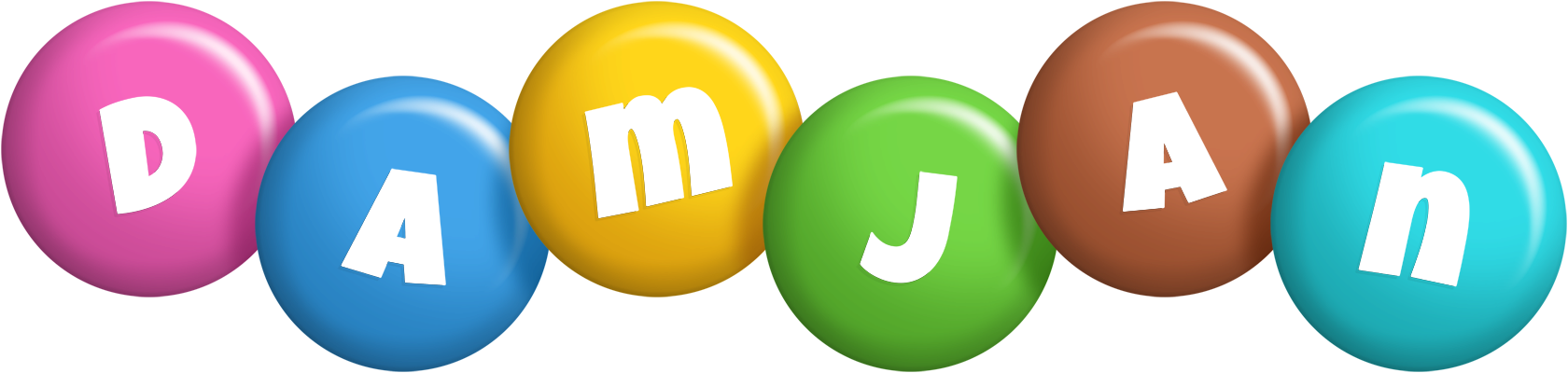 Damjan candy logo