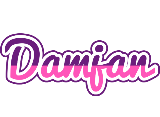 Damjan cheerful logo