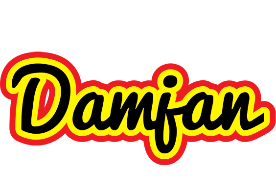 Damjan flaming logo