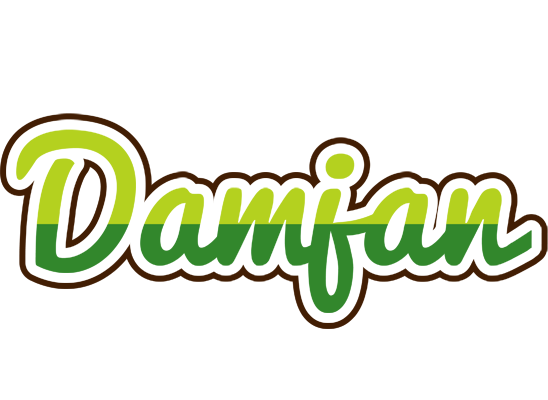 Damjan golfing logo