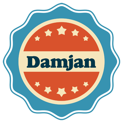 Damjan labels logo