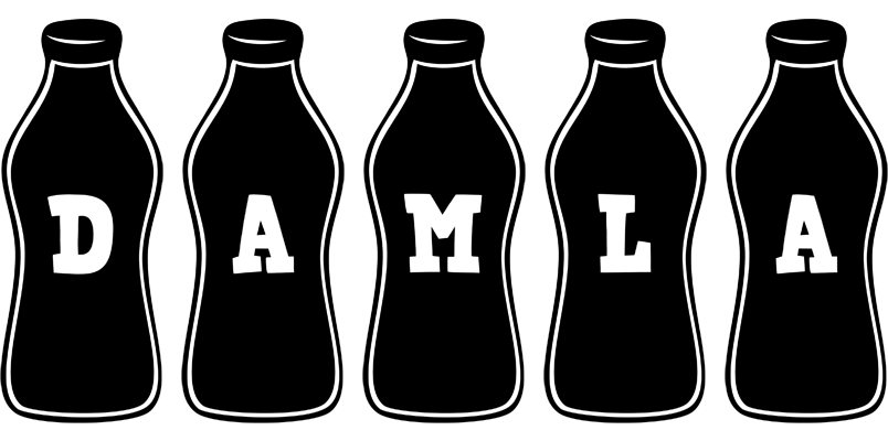 Damla bottle logo
