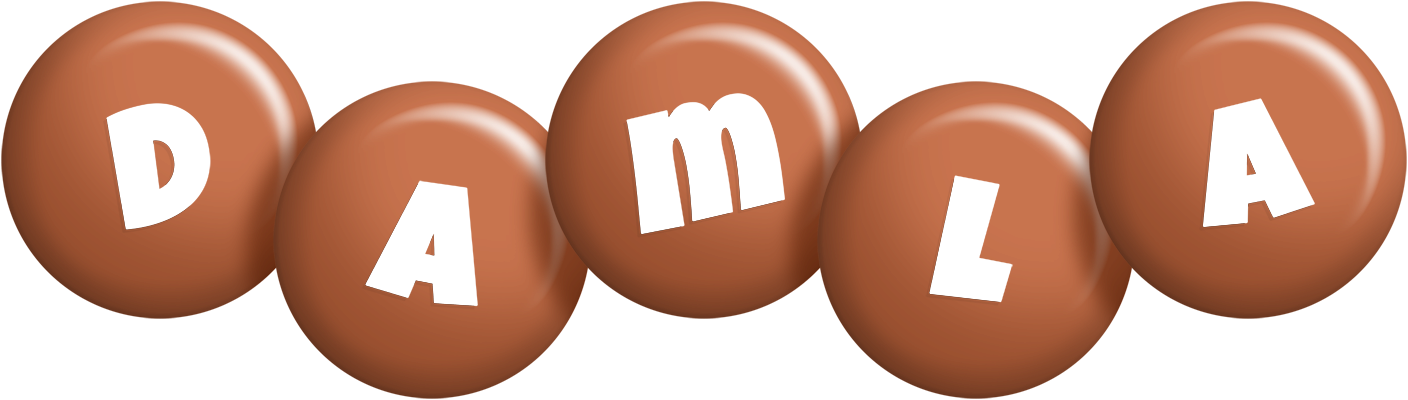 Damla candy-brown logo