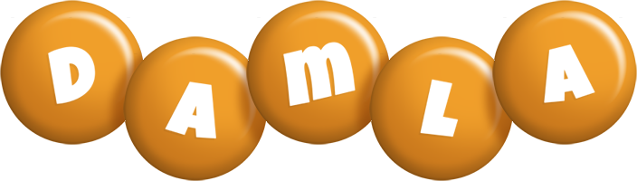 Damla candy-orange logo