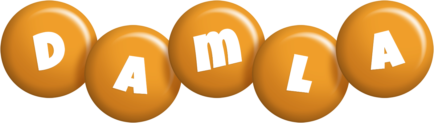Damla candy-orange logo