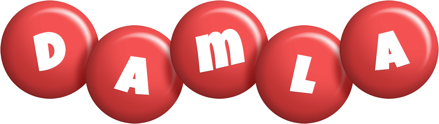 Damla candy-red logo
