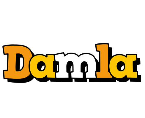 Damla cartoon logo