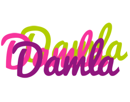 Damla flowers logo