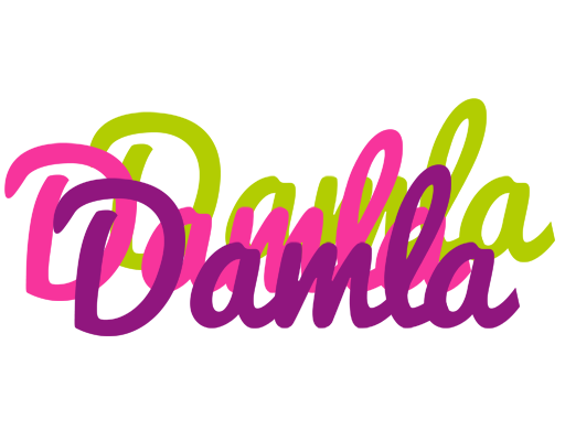 Damla flowers logo