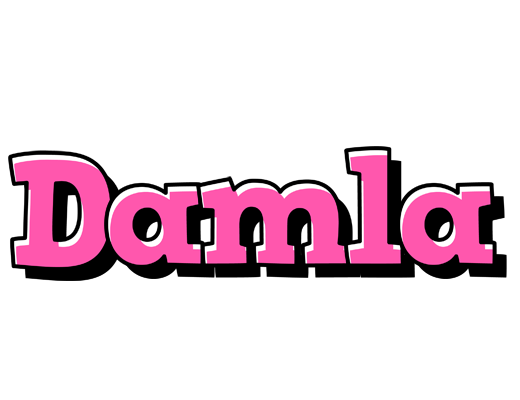 Damla girlish logo