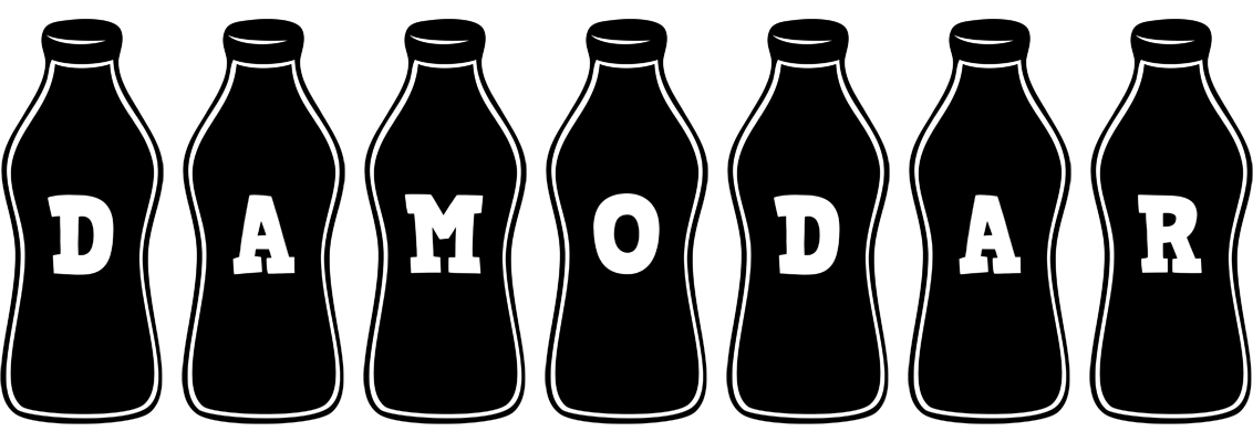 Damodar bottle logo