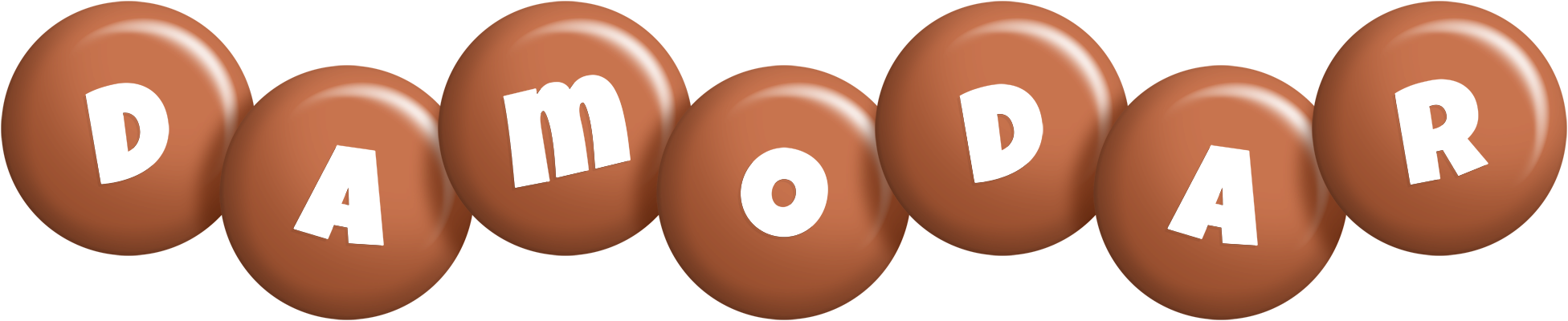 Damodar candy-brown logo