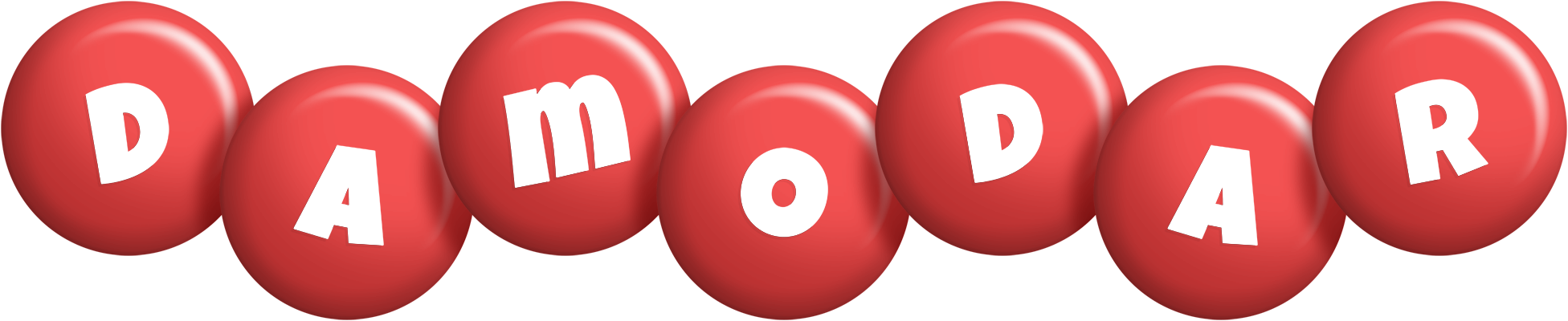 Damodar candy-red logo