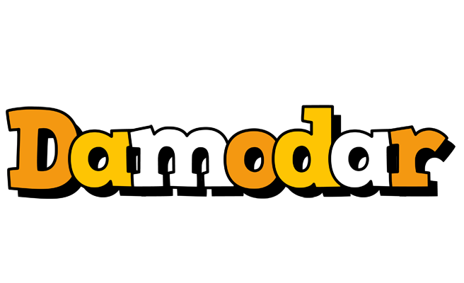 Damodar cartoon logo