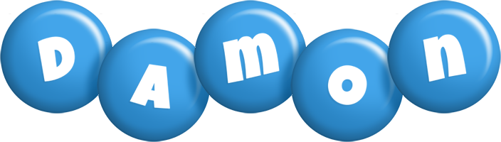 Damon candy-blue logo