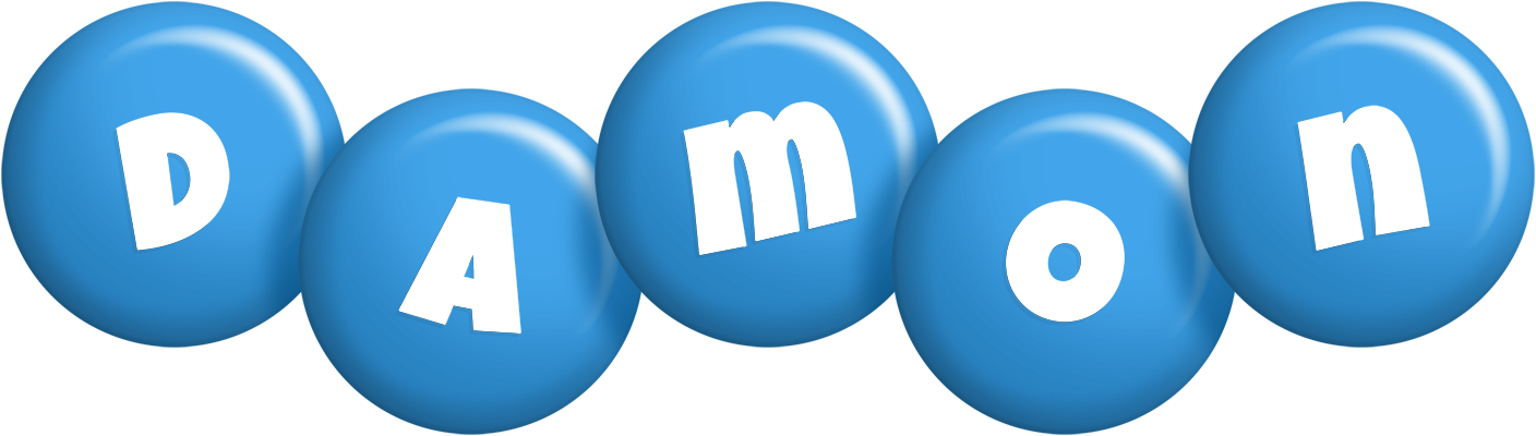 Damon candy-blue logo
