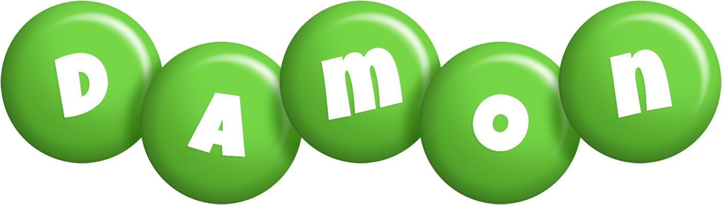 Damon candy-green logo