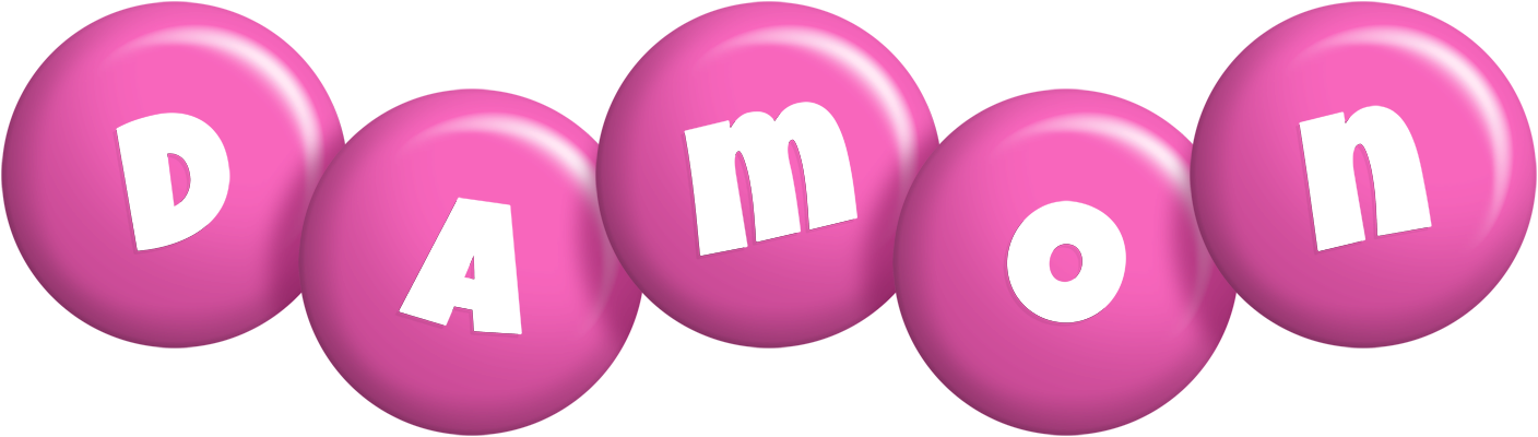 Damon candy-pink logo