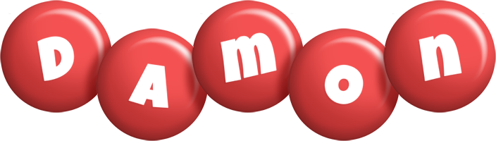Damon candy-red logo