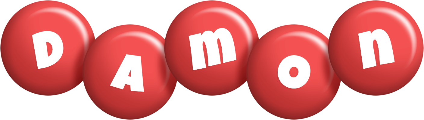 Damon candy-red logo