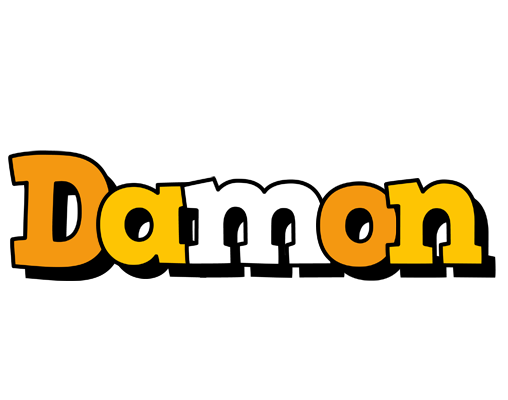 Damon cartoon logo